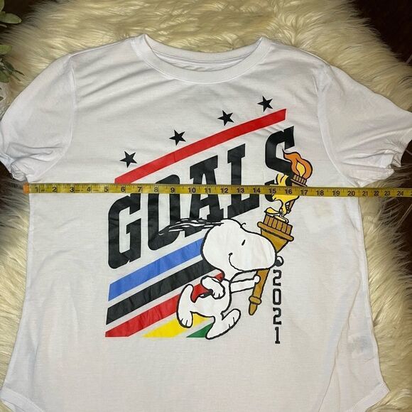 Peanut Olympic goals 2021 T shirt sz XL - Picture 4 of 5